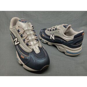 New Balance Boys 1000 Running Sneakers GC1000PK Blue Grey Size 7 NEW NO BOX!